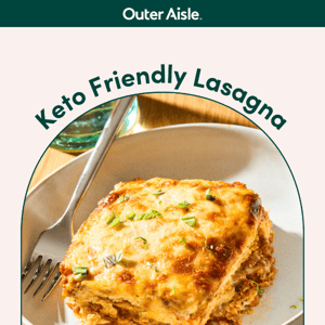 low carb lasagna you'll love 😋