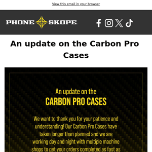 Carbon Pro Series Update & Final Day to SAVE in our St. Patrick's Sale! 🍀