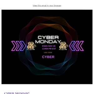 CYBER MONDAY🌌CYBER LUNDI