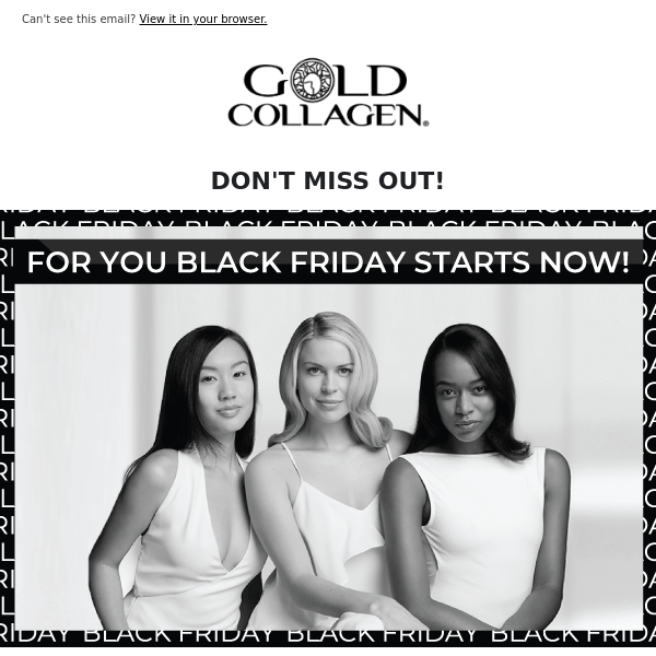 🌟Gold Collagen, make your beauty wish come true this Black Friday🌟