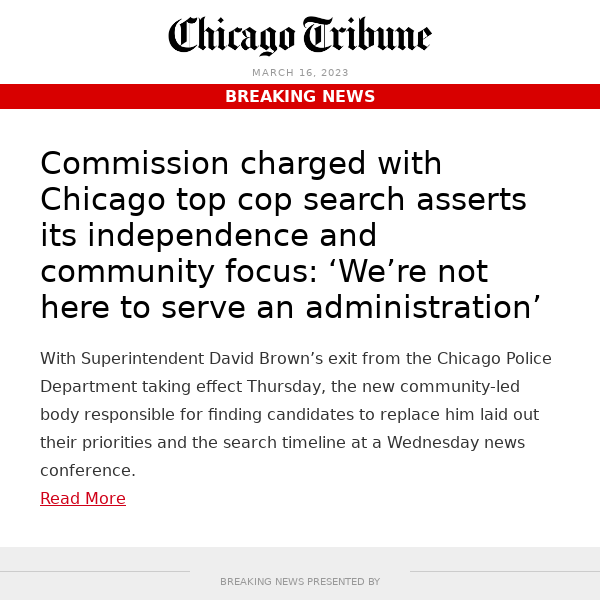 Panel charged with Chicago top cop search asserts autonomy