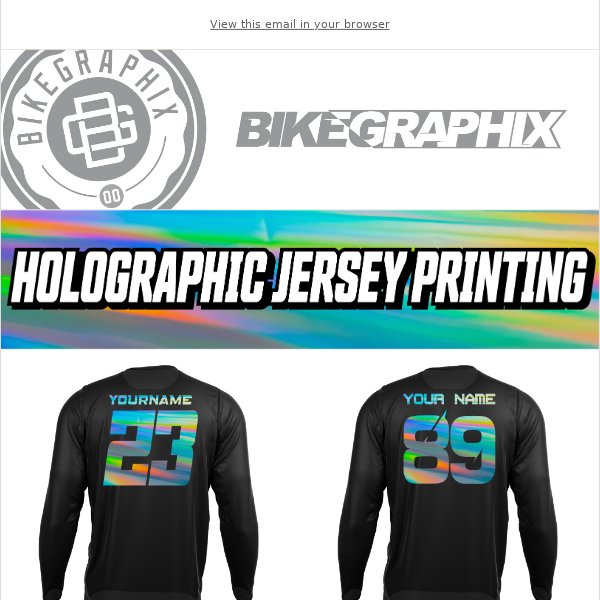 Holographic MX Jersey Printing - ORDER NOW!