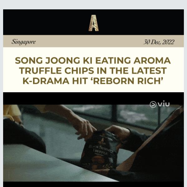 Song Joong Ki Eating Aroma Truffle Chips in 'Reborn Rich'