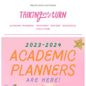 2023-2024 Academic Planners are HERE!