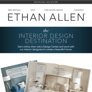 New home décor inspo for you, Ethan Allen