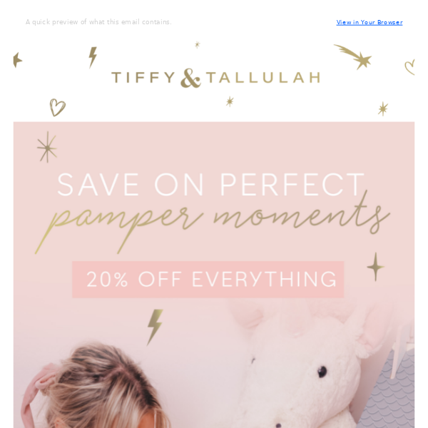 Save on perfect pamper moments