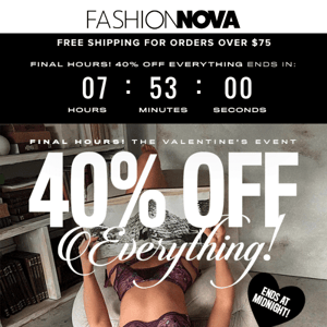 🚩40% Off EVERYTHING Ends @ Midnight🚩