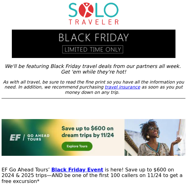 Black Friday Travel DealsFlash
