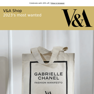 2023 Bestsellers - Gabrielle Chanel. Fashion Manifesto Tote Bags