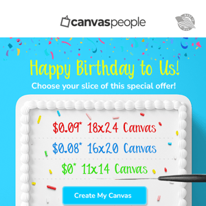 Our Birthday Sale Starts Now! HUGE Savings on Our Best-Selling Canvases!