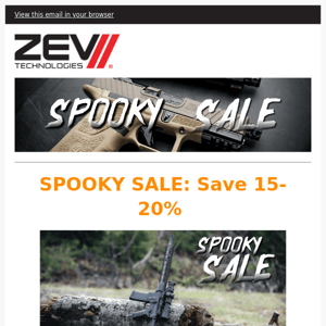 The Spooky sale STARTS TODAY