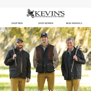 Kevin’s Favorites for Cool Days in the Field