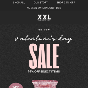 Happy Early Valentine's Day 💘 Save 14% Off From Us!