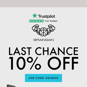 LAST CHANCE: 10% OFF SITEWIDE!
