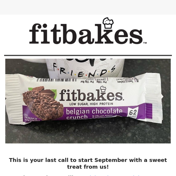 Fit Bakes, claim your FREE crunch bar! 🍫