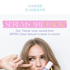 OUR BESTSELLING SERUM IS BACK💜