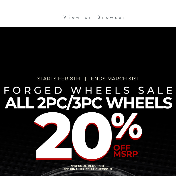 ❗FORGED WHEELS ON SALE❗