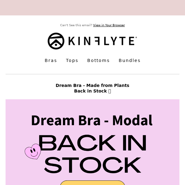 RESTOCK ALERT: Dream Bra in 3 Colors