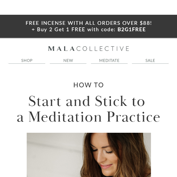 How to Start a Meditation Practice — Buy 2 bracelets, get 1 free