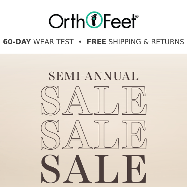 Ortho Feet, SAVE up to 35% today