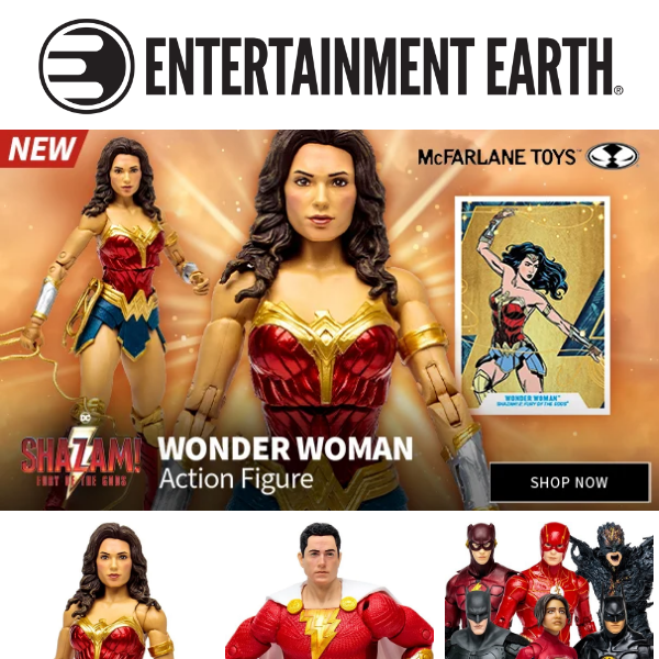 Mcfarlane DC Multiverse Shazam! Fury of The Gods Wonder Woman 7 Action  Figure