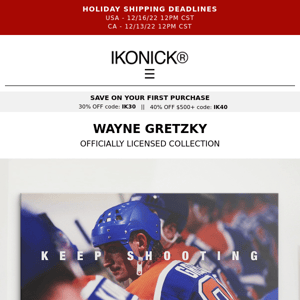NEW Gretzky → Keep Shooting 🏒