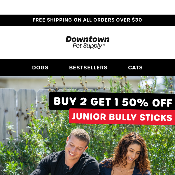 Save Big On Junior Bully Sticks!