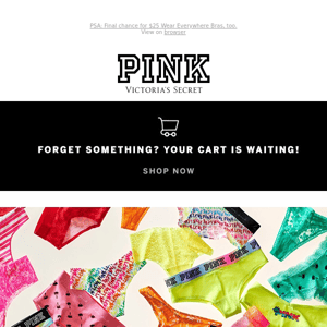 Victoria's Secret PINK Panties 10 for $35 – Available to All!