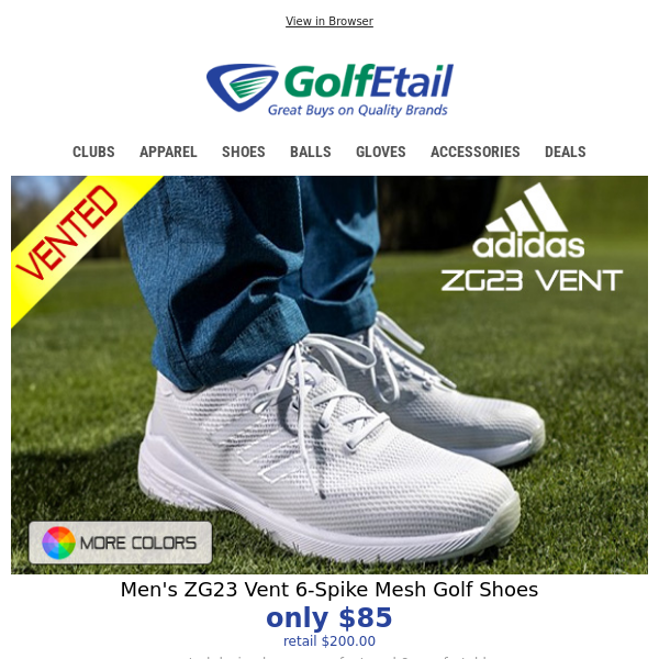 Adidas ZG23 Vent Golf Shoes $85‼️ retail $200 • Save Today