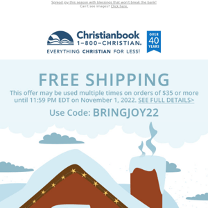 Free Shipping + Shop Faith-Filled Gifts ~ Deck the Halls