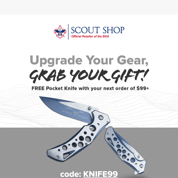 Gear Up for Adventure—Get a Free Knife!