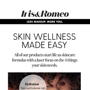 The 4 things your skin needs.