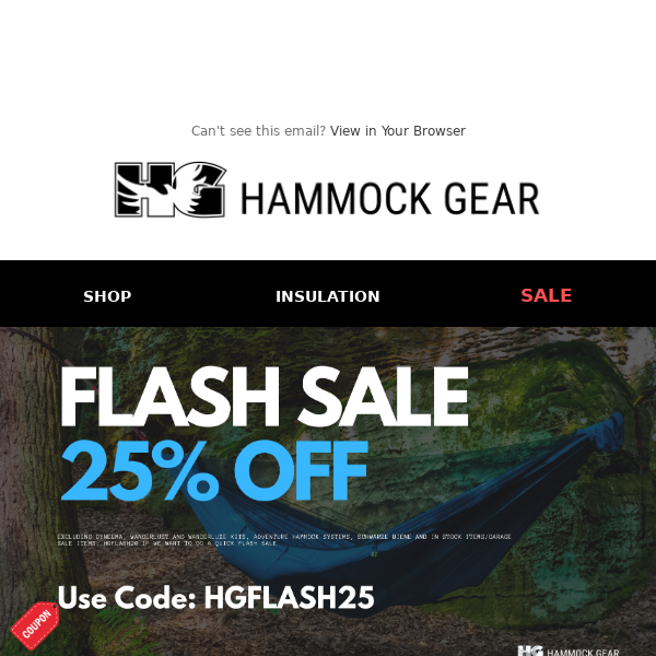 FLASH SALE - 25% OFF Sitewide*