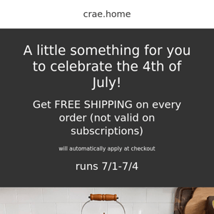 FREE SHIPPING!