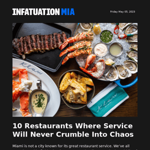 The Restaurants Where Service Never Sucks