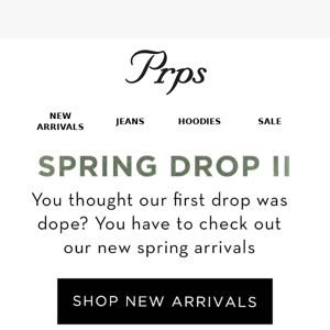Spring Drop II