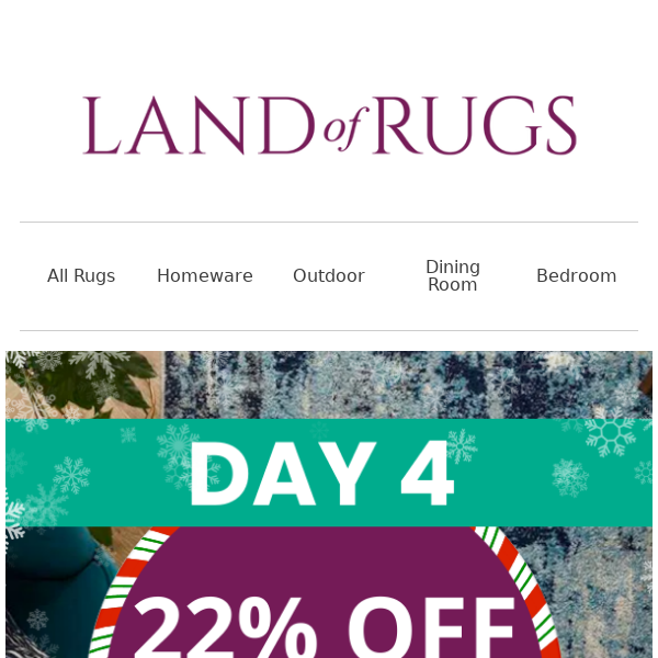 Land of Rugs UK, Get 22% Off Your Next Order 🎅