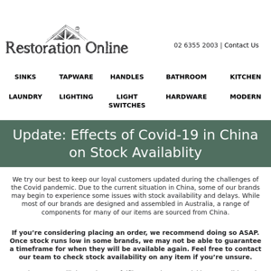 Stock May Be Affected: Covid-19 & China