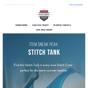 Item Sneak Peak: Stitch Tank