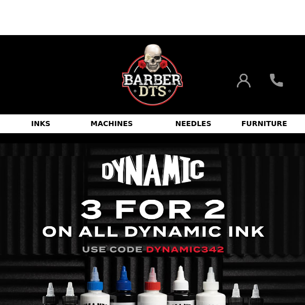 ⚫ 3 for 2 on all Dynamic Ink! 😲