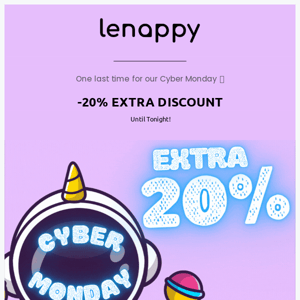 [Cyber Monday] Final promotion, the code expires tonight