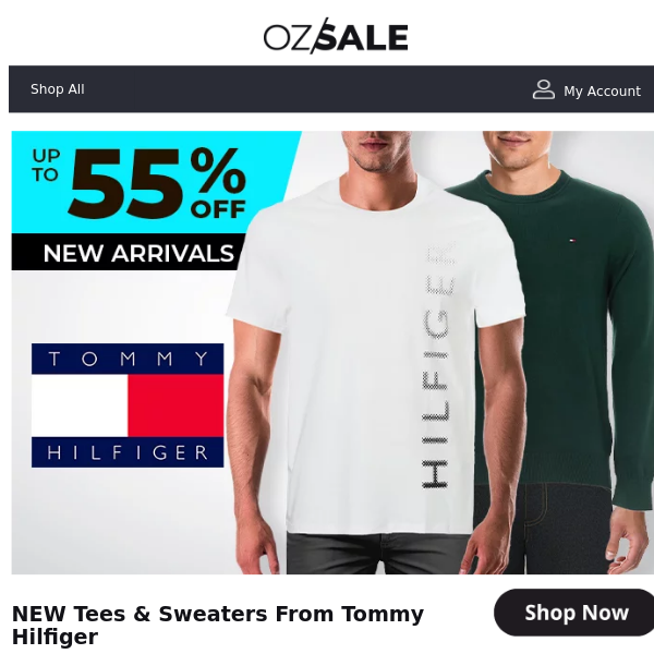 🔴🔵 Tommy Hilfiger - NEW Men's Apparel Up To 55% Off