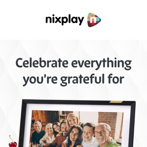 New Blog: Show Your Thankfulness with Digital Frames.