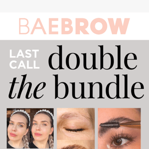 🕛 Final Hours: Your Brow Deal is Closing!