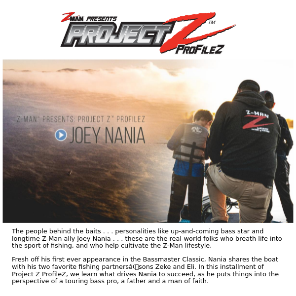 Project Z ProFileZ: Joey Nania