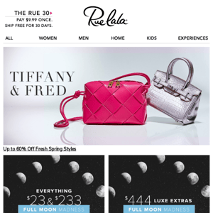 Tiffany & Fred // Up to 60% Off // Fresh Styles