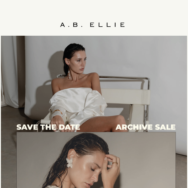 SAVE THE DATE — ARCHIVE SALE