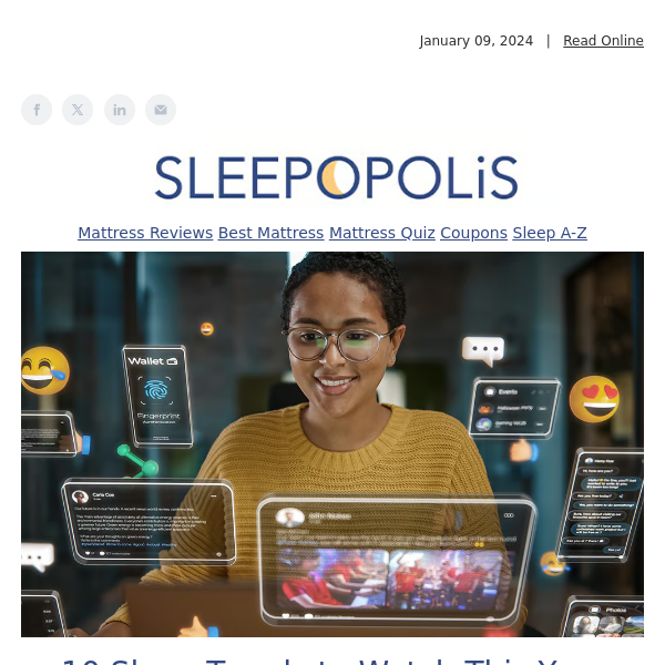 😴 10 Sleep Trends for 2024