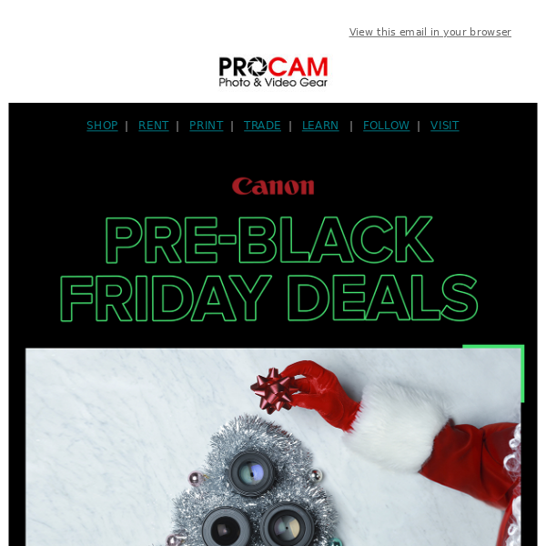 Pre-Black Friday Deals: Canon