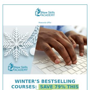 Winter Reward: claim a £21 bestselling course